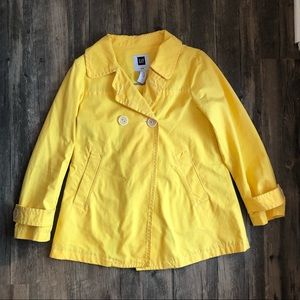 Yellow spring coat, size XS